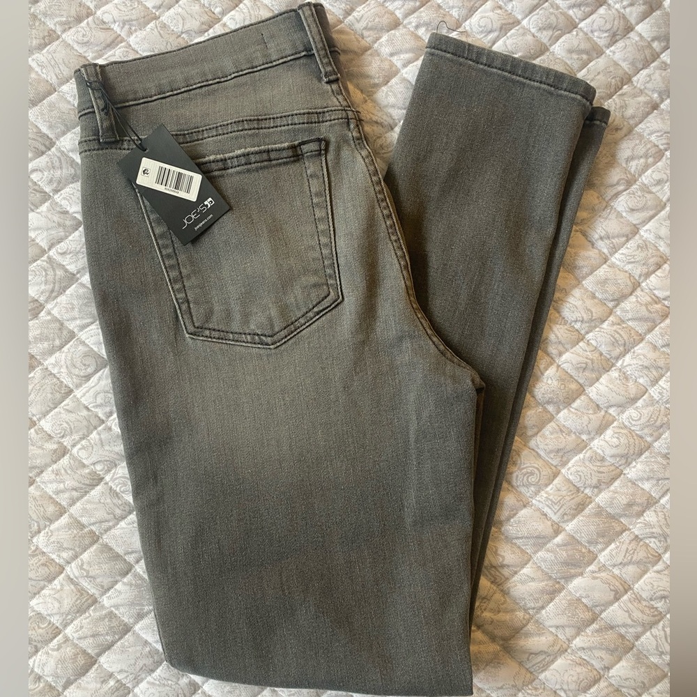 Joe's Jeans Faded Charcoal Skinny Ankle Denim